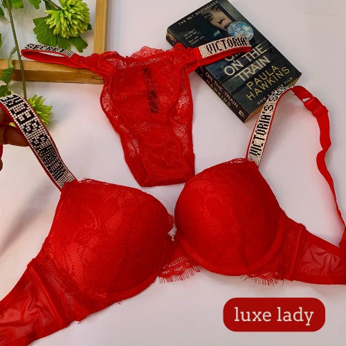 Victoria’s Secret Embroidered Bra & Panty Set