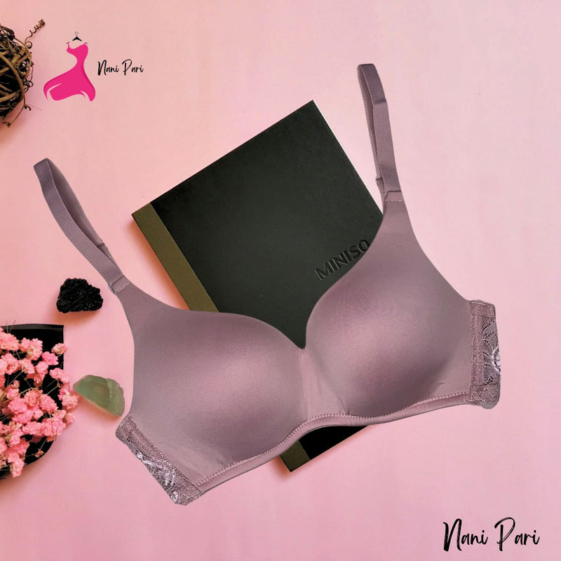 Thai Plain Imported Padded Bra For Extra cup & Sizes