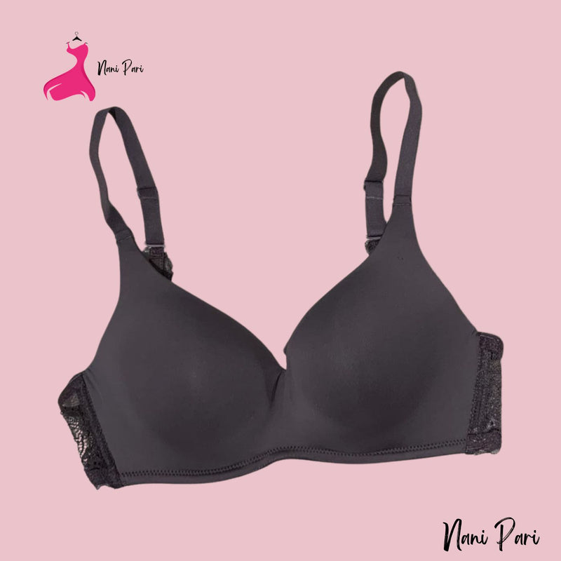 Thai Plain Imported Padded Bra For Extra cup & Sizes