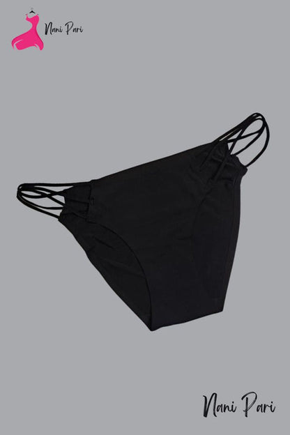thin belt thong seamless girls' pants bottom pants bikini + Flexible Ribbon Net Panty + Realistic Soft Panty
