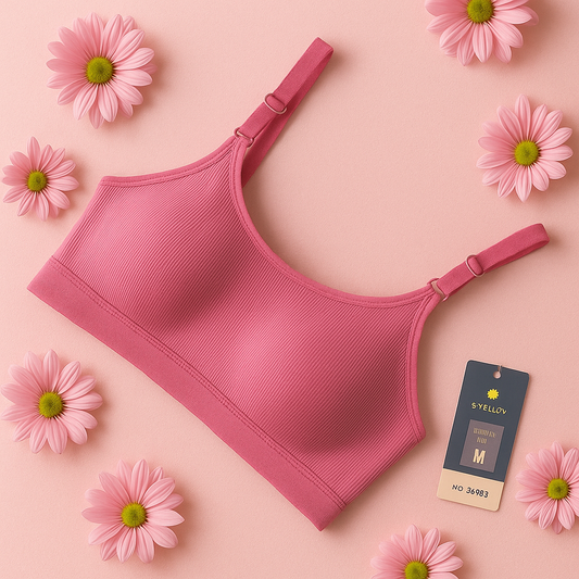 Wireless T-Shirt Bra with Adjustable Straps