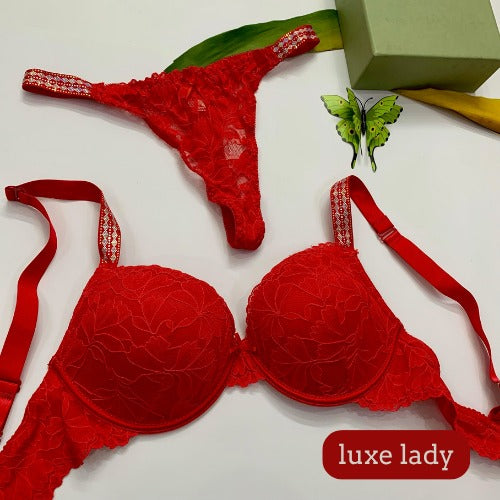 BILLY LUXURY PUSH UP BRA SET