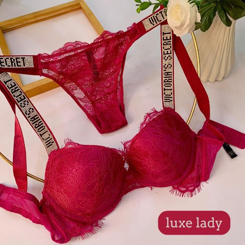 Victoria’s Secret Embroidered Bra & Panty Set