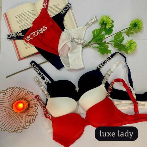 Victoria’s Secret Stylish Straps Bra & Panty Set